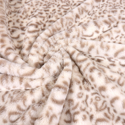 Damen Haustierfreundliche Kuscheldecke mit attraktivem Leopardenmuster Brehn