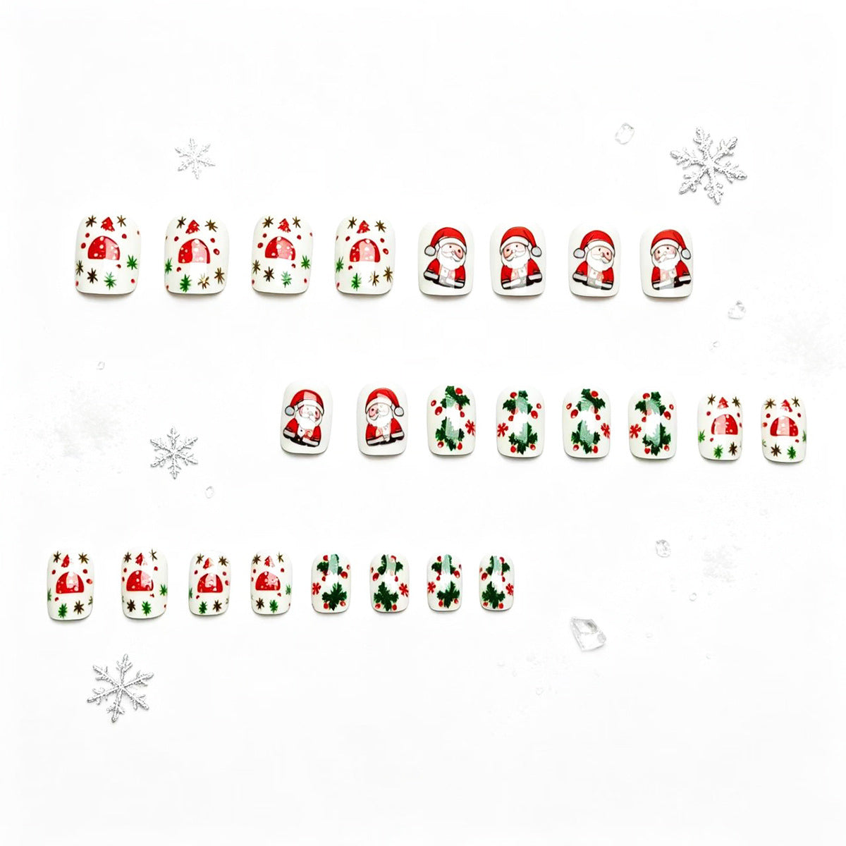 Weihnachtliche Kunstnägel Brehn