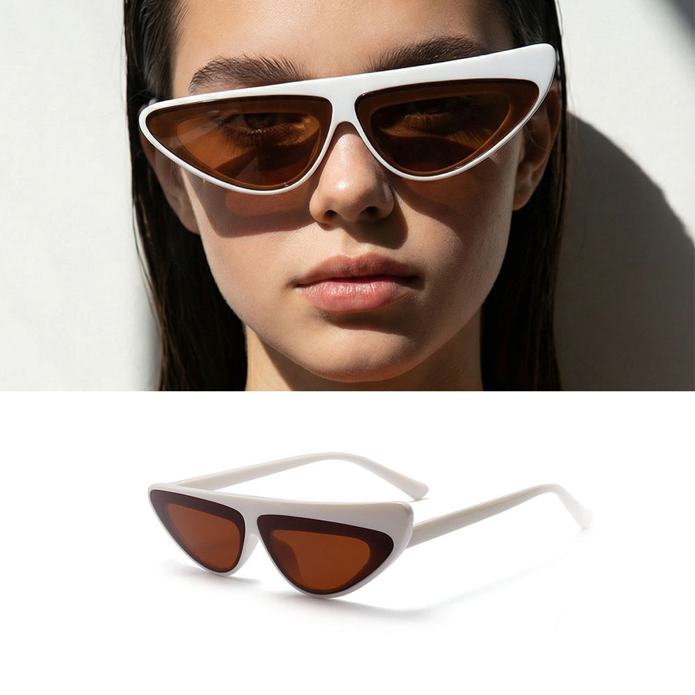 Damen Cat-Eye Sonnenbrille mit angesagtem asymmetrischen Design Brehn