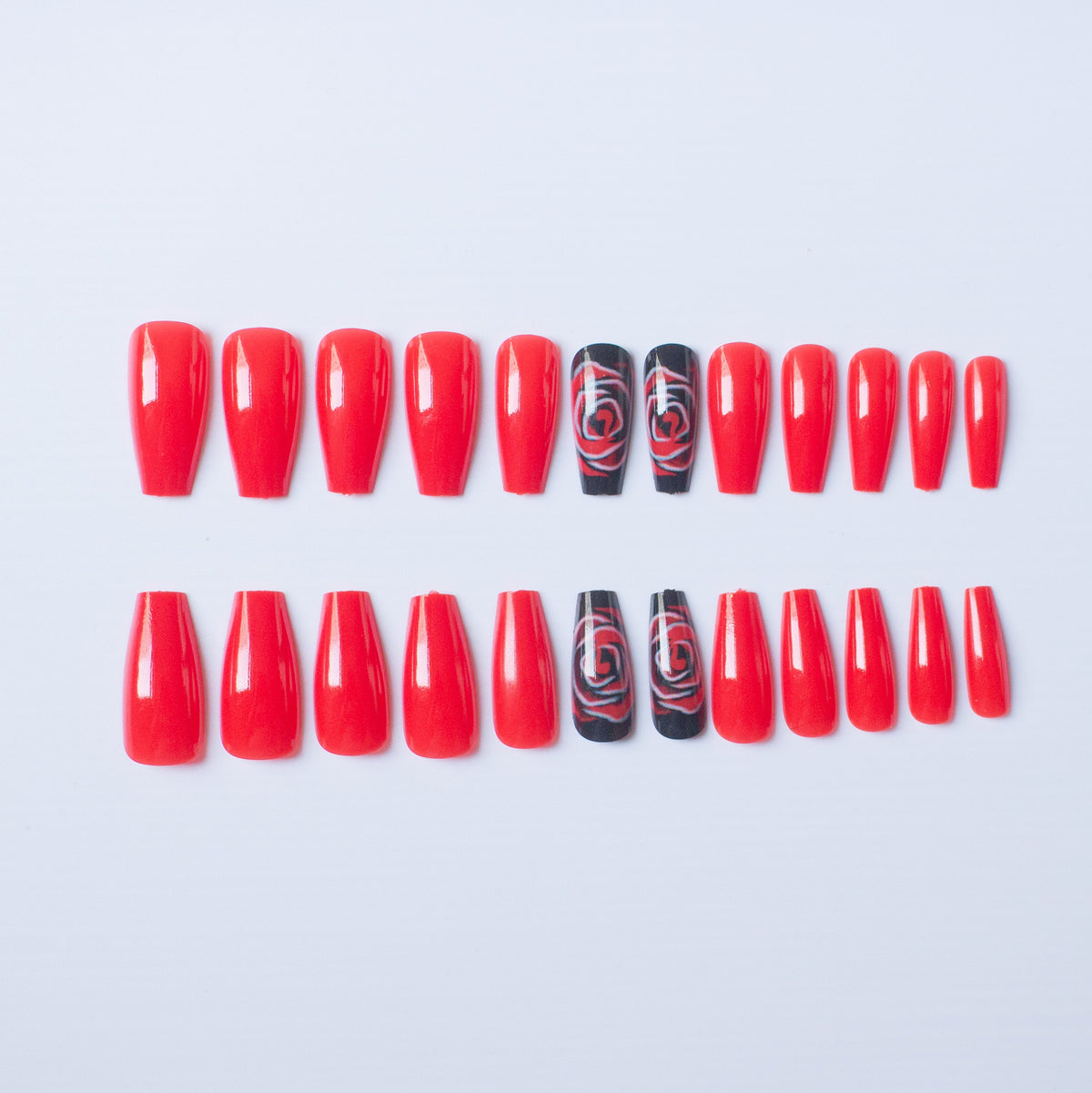 Künstlerisches Langne Nail Art Design