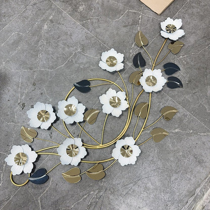 Florale Metall Wandkunst Dekor Brehn