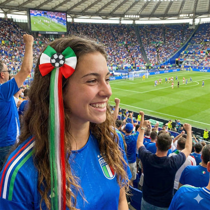 Fußball-Themen-Haarbow-Clip Brehn