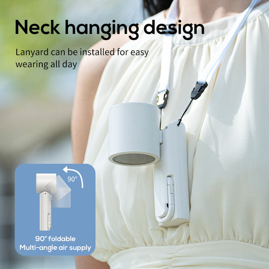Damen Handventilator mit digitaler Akkuanzeige Brehn