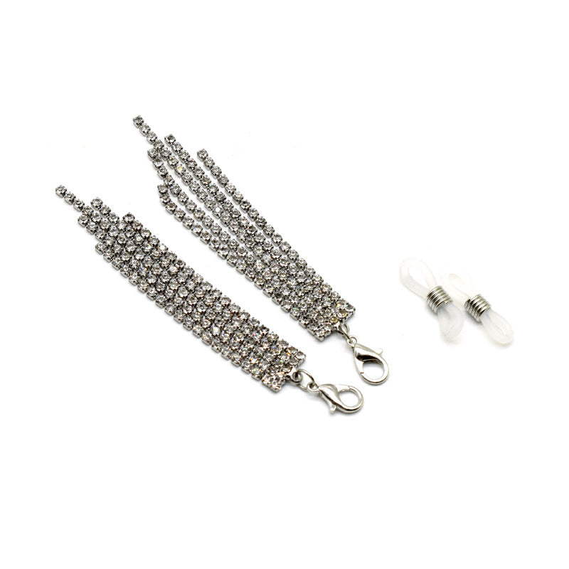 Glamouröse Strass-Brillekette Brehn