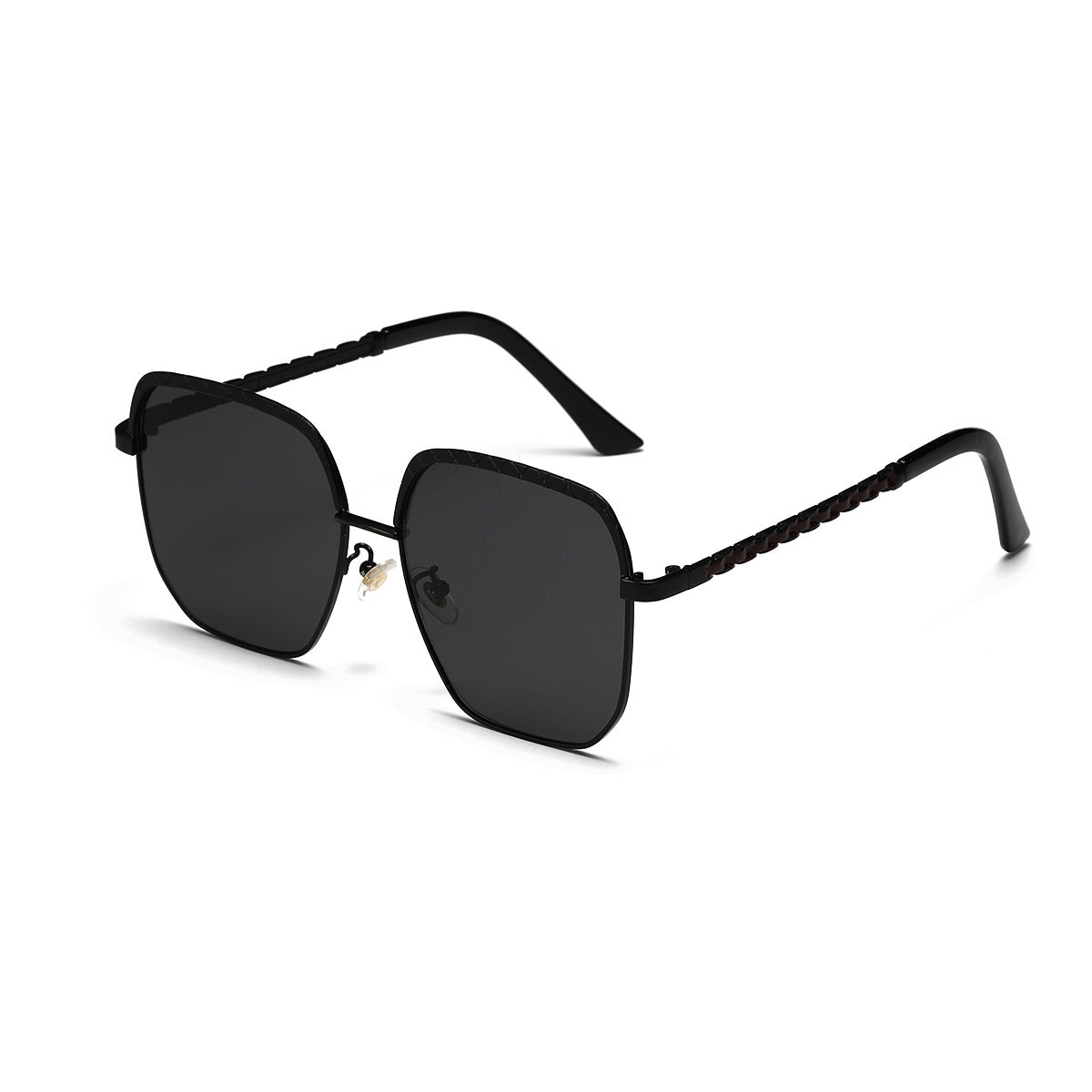 Damen modische oversized Sonnenbrille im geometrischen Design Brehn