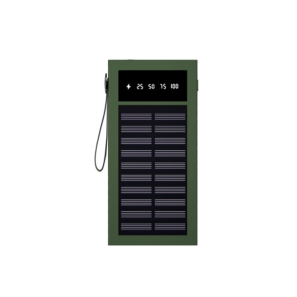 Tragbare Solar-Powerbank mit Digitaler Anzeige und Innovativer Ladeverwaltung Brehn