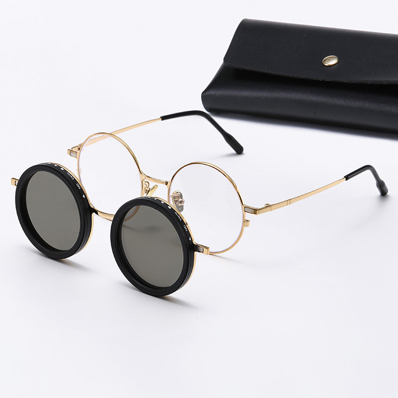 Damen multifunktionale Sonnenbrille mit abnehmbaren Gläsern Brehn
