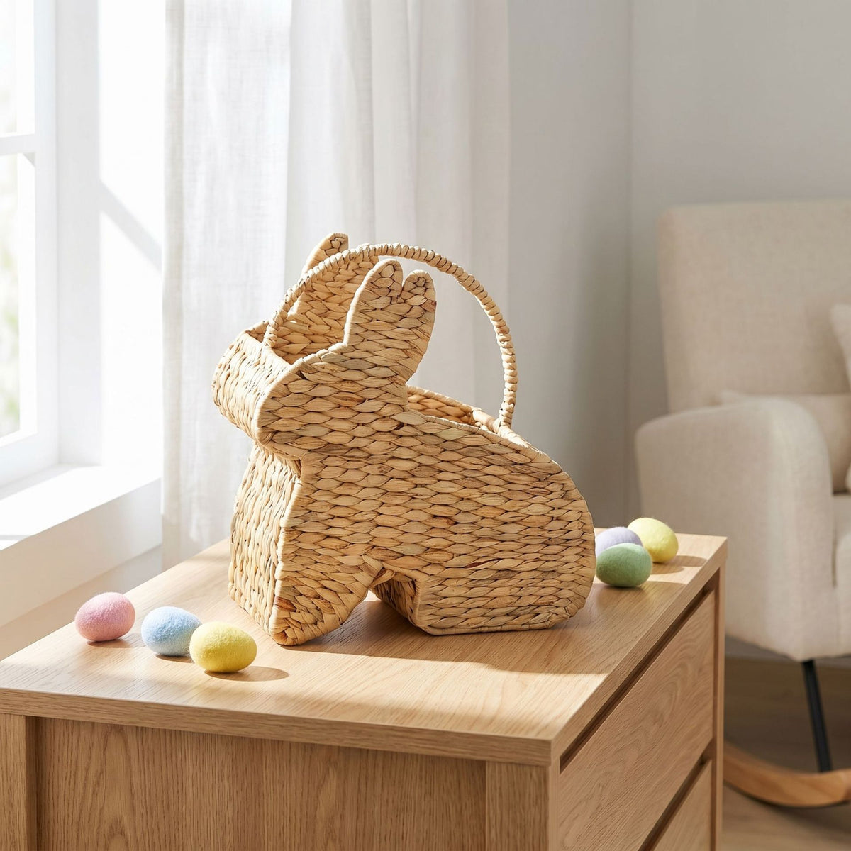 Verspielter Osterkorb Im Hasen Design Brehn