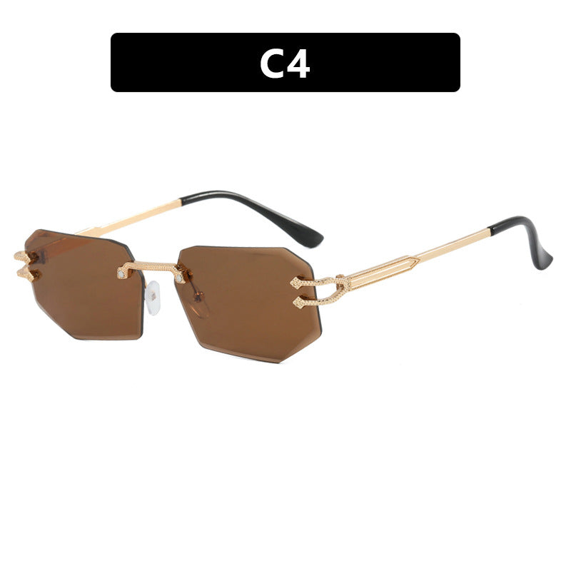 Damen geometrische Fashion-Sonnenbrille Brehn