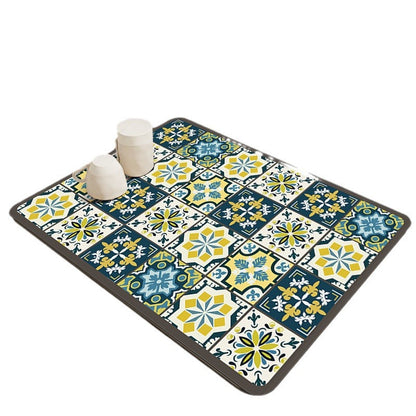 Elegante Mosaikmuster Küchenmatte Brehn