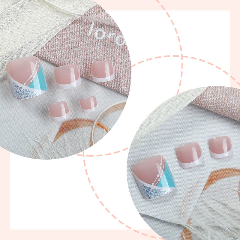 Kunstnagelset mit luxuriösen geometrischen Designs Brehn