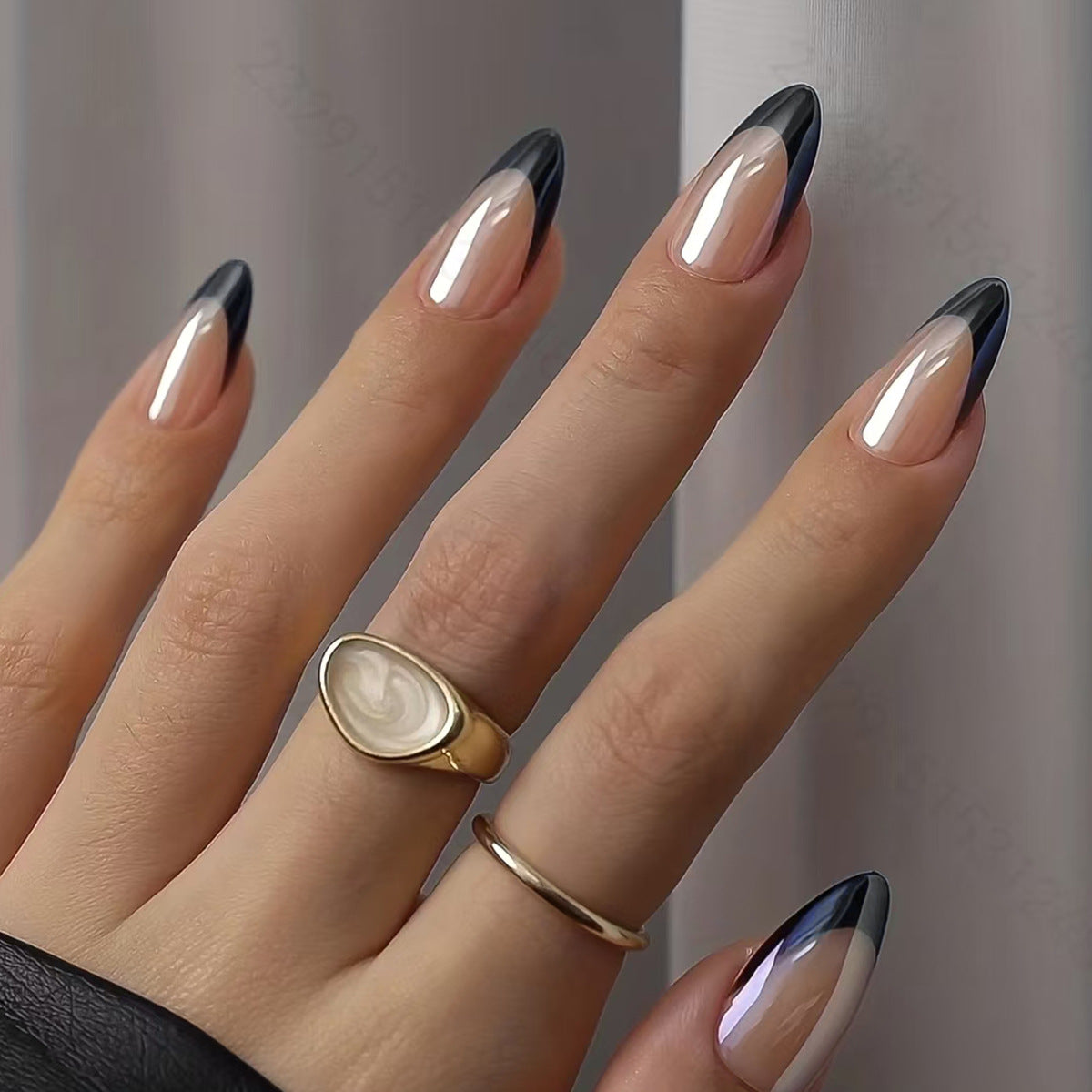 Stylische ovalen Nagelkunstverlängerungen Brehn