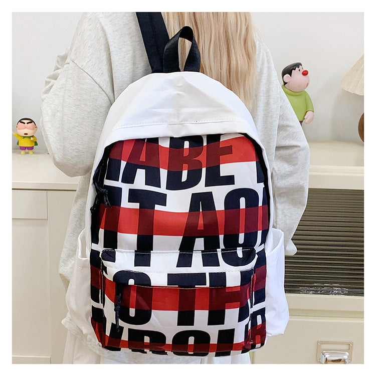 Freizeitrucksack mit Auffälligem Grafischem Design und Praktischen Fächern Brehn