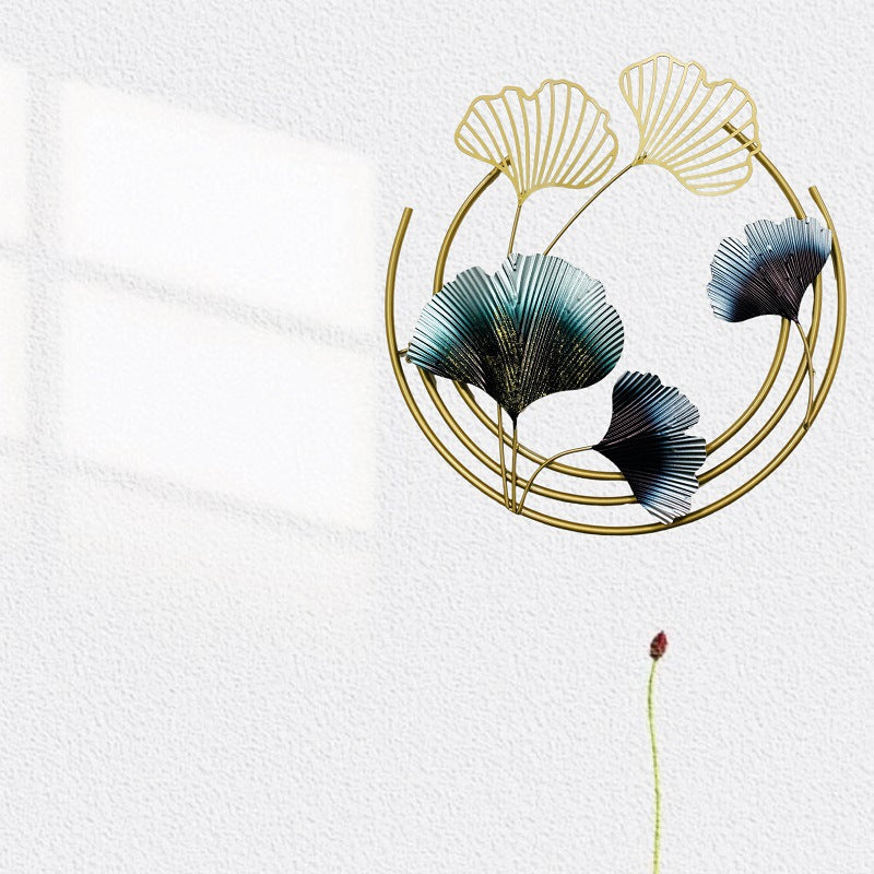 Elegante Botanische Metall Wandkunst Brehn