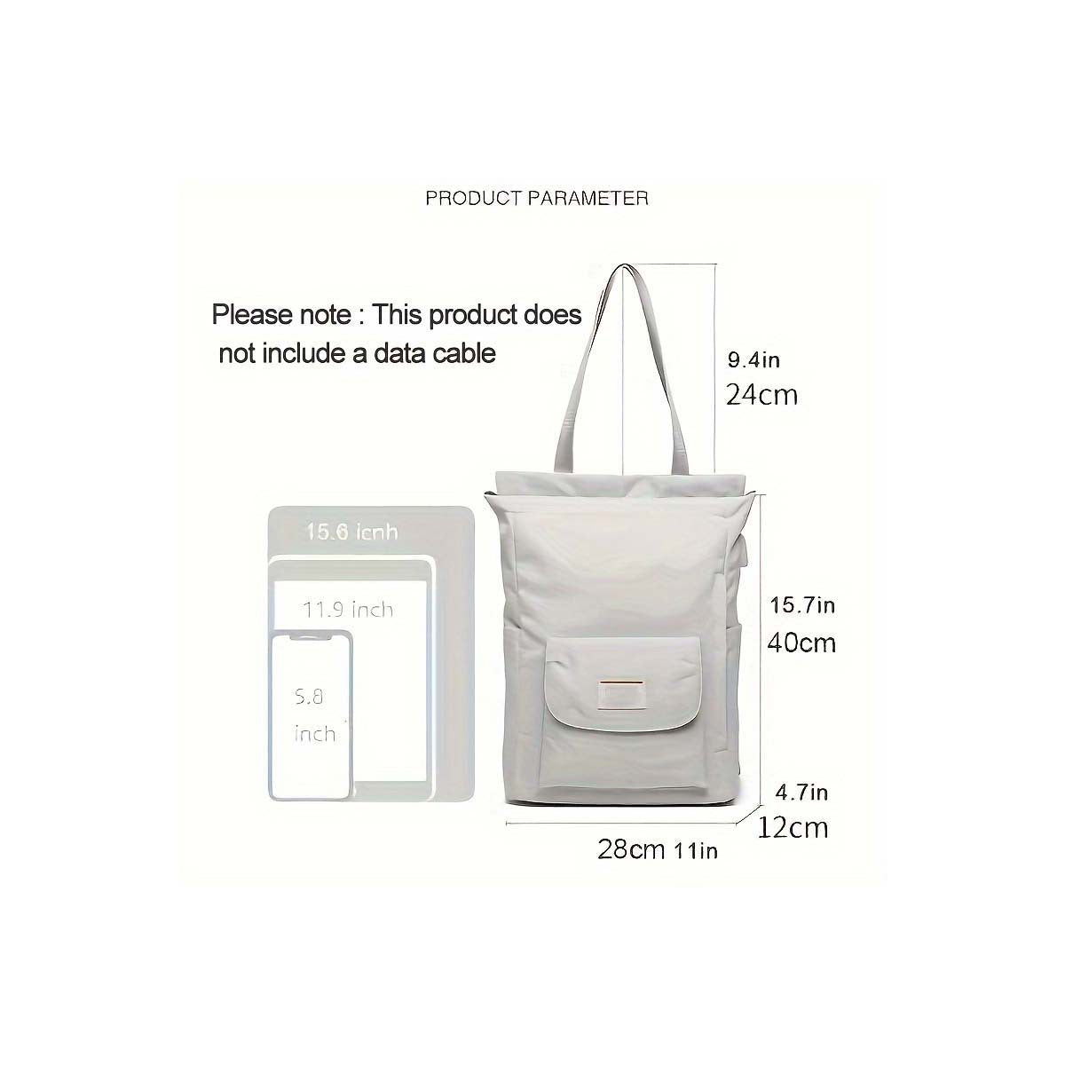 Unisex Multifunktionaler Rucksack mit gepolstertem Laptopfach und seitlichem Zugang Brehn