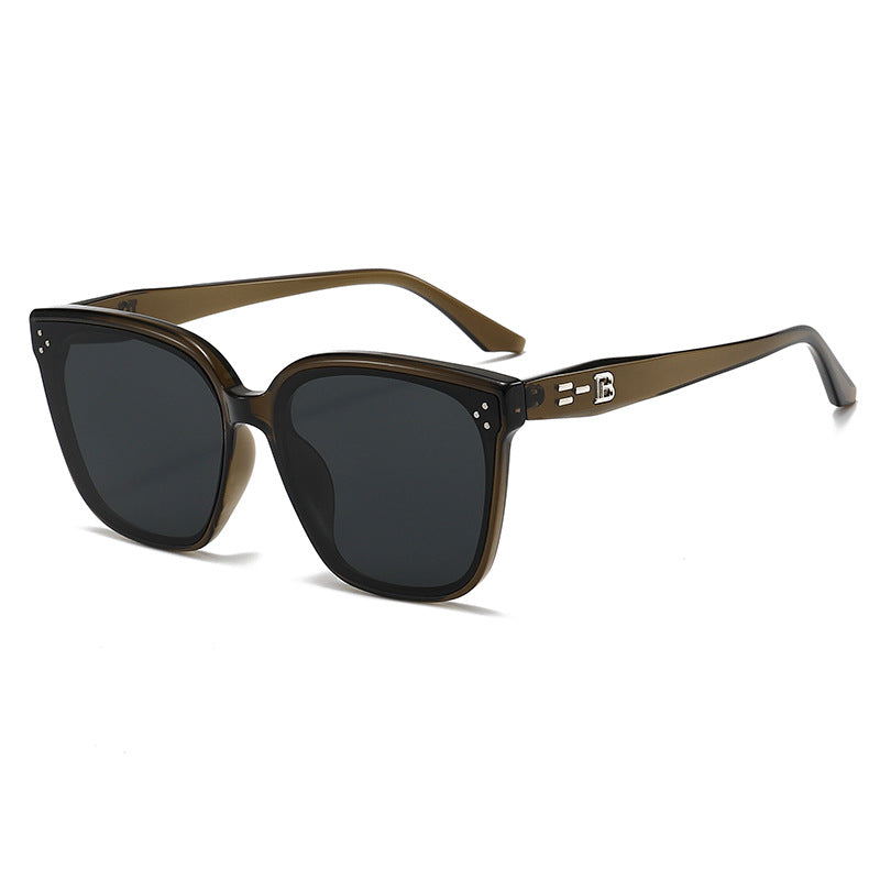 Übergroße quadratische Sonnenbrille