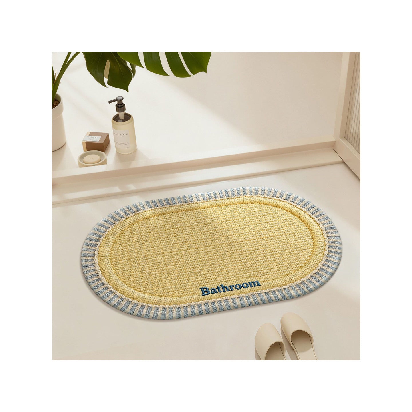 Luxuriöse weiche Badezimmermatte Brehn
