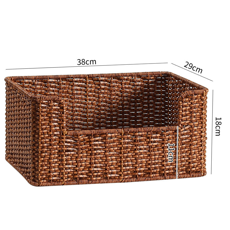 Unisex Moderner Aufbewahrungskorb aus geflochtenem Material Brehn