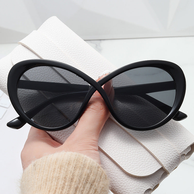 Damen Cat-Eye Sonnenbrille mit verspiegelten Gläsern Brehn