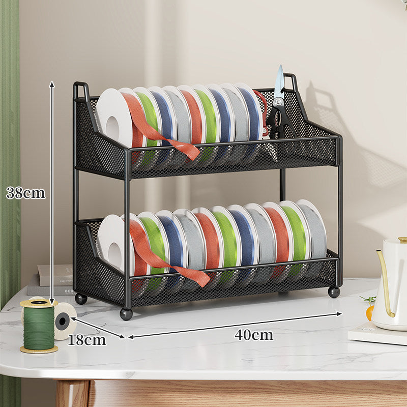 Bandrolle und Bastelbedarf Netz Organizer Regal