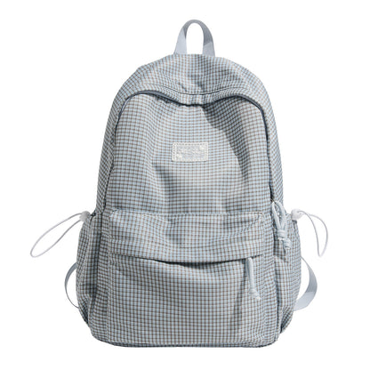 Stylischer gittergemusterter Tagesrucksack Brehn
