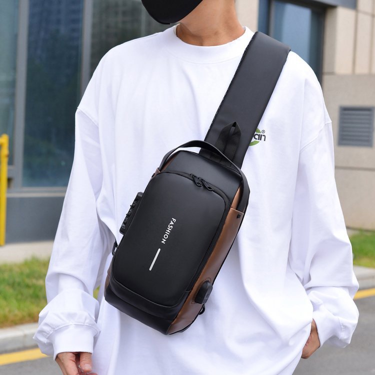 Umhängetasche mit Ergonomischem Design und Mehreren Fächern Brehn