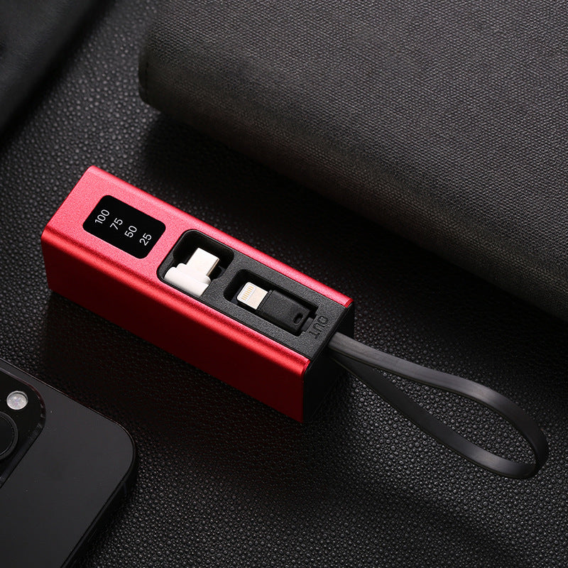 Multifunktionale Ladegerät mit Integriertem Usb-Kabel und Led-Anzeige Brehn