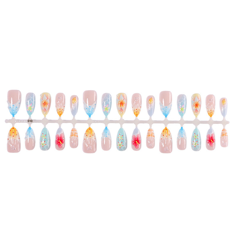 Künstlerisches Floral Nagelkunst Set Brehn