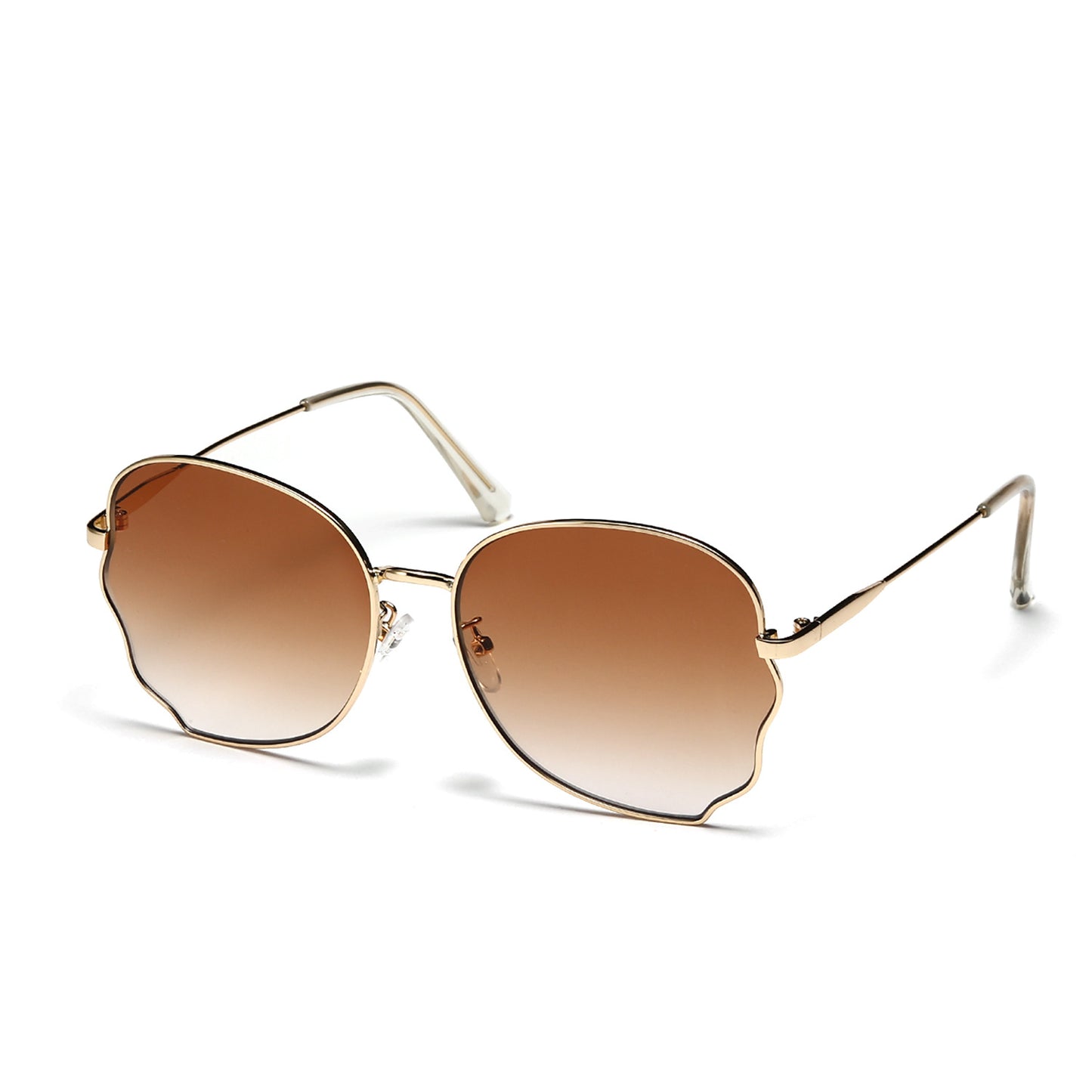 Damen elegante Oversized-Sonnenbrille mit schützendem Rahmen Brehn