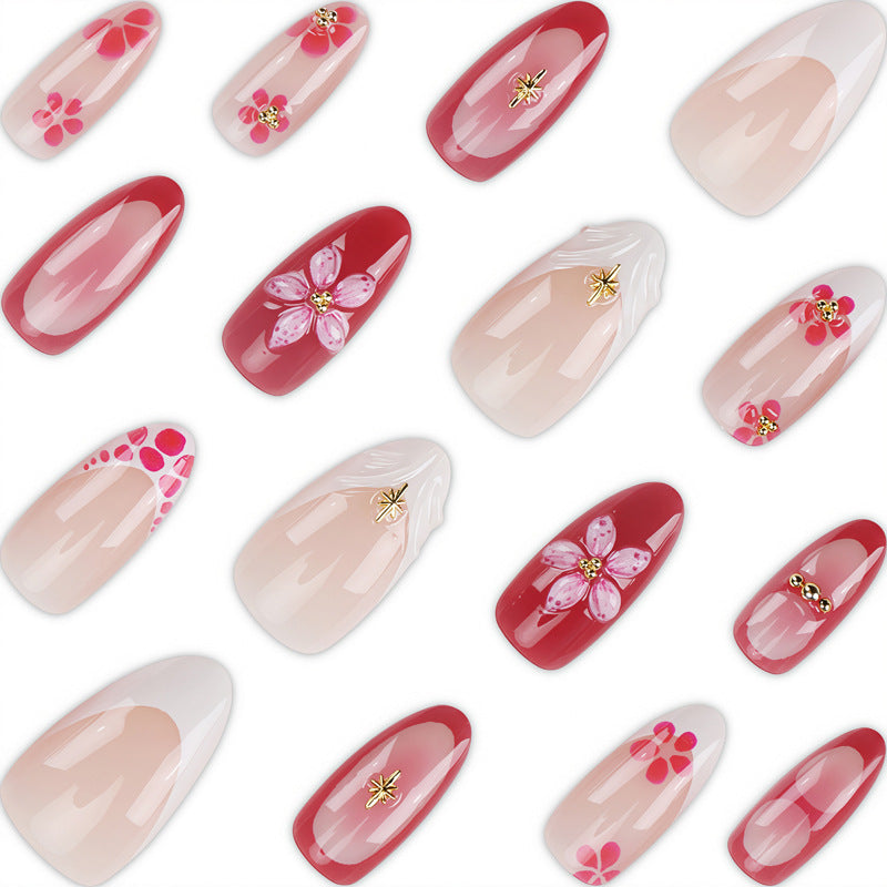 Floral Art Druck-on Nagel Set Brehn