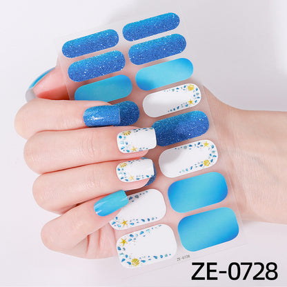 Künstlerische Nagelkunst-Wickel