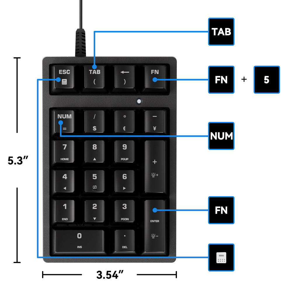 Kompakte RGB Mechanische Tastatur Brehn