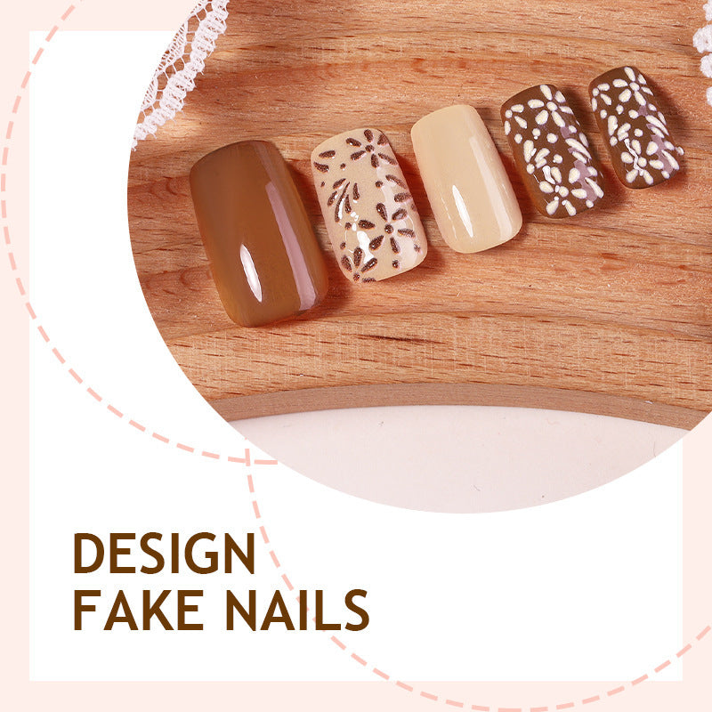 Kunstnagelset mit modernen Designs Brehn