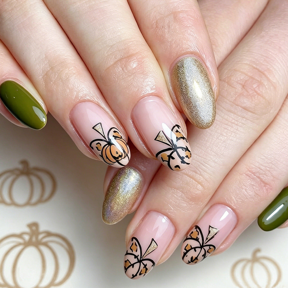 Elegantes saisonales Nagelkunstset Brehn