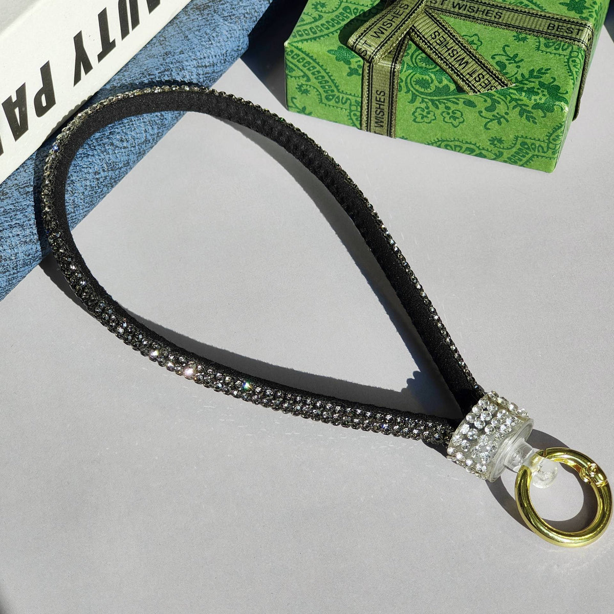 Glitzernder Strass-Handy-Lanyard Brehn