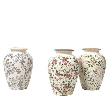 Elegante florale Keramikkaraffe Brehn