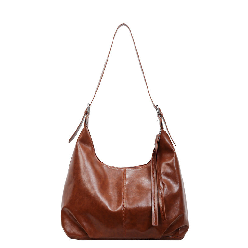 WoLuxurious Weiche Leder Schultertasche Brehn