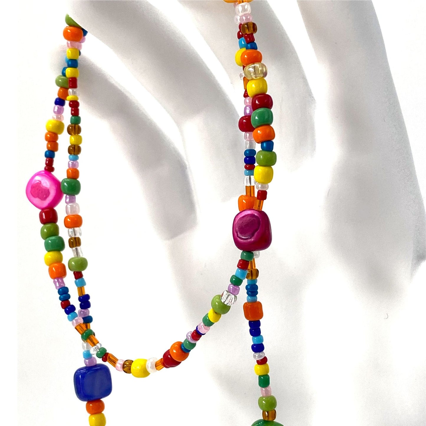 Bunte Perlen Brillen Kette Brehn 1786689471