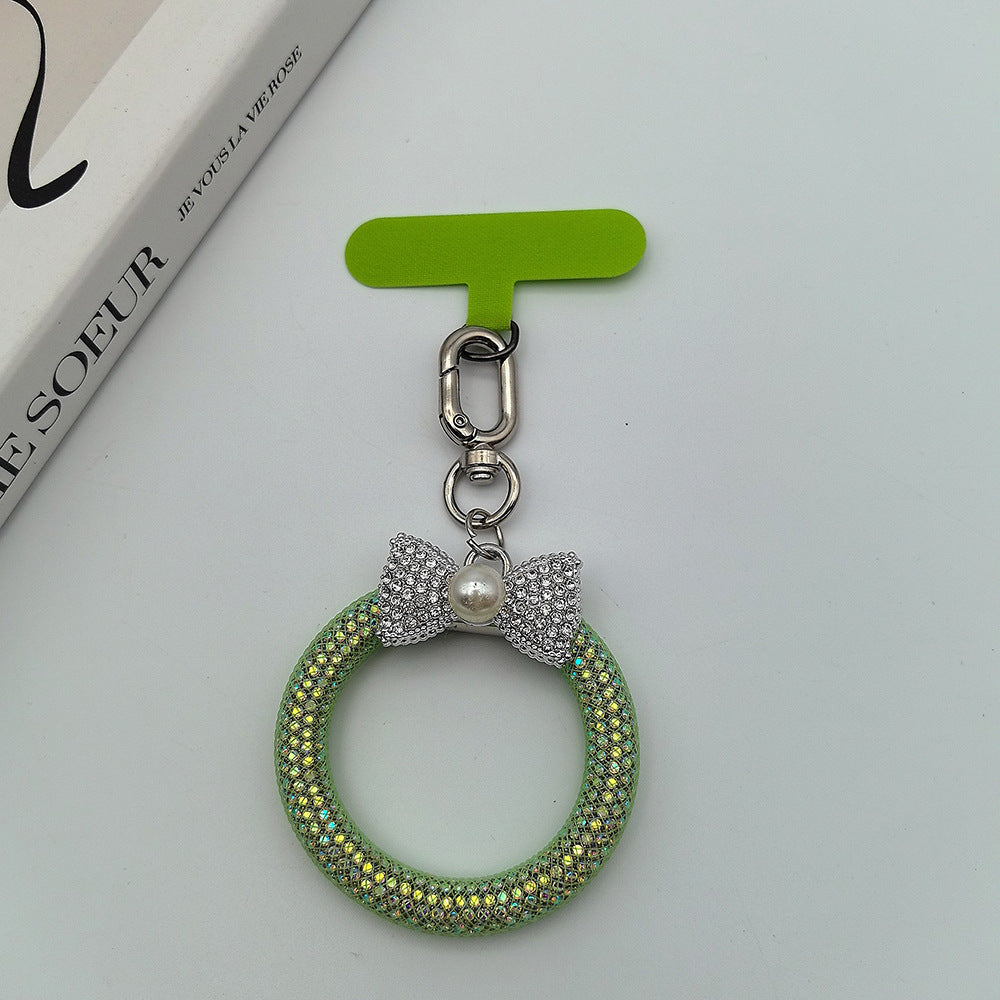 Eleganter Strass Schleife Schlüsselanhänger Brehn
