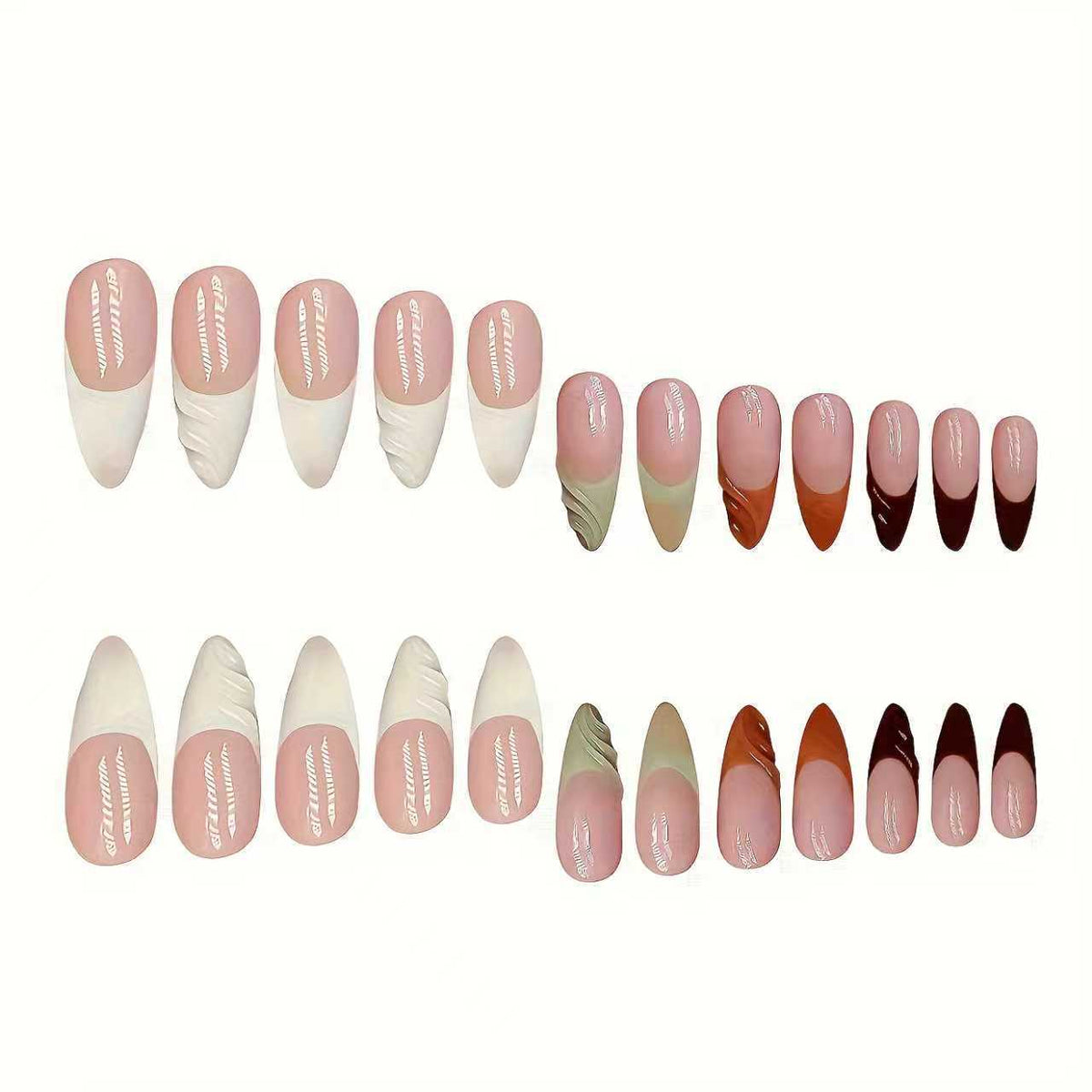 Künstlerische Gradient Nagelverbesserungen Brehn