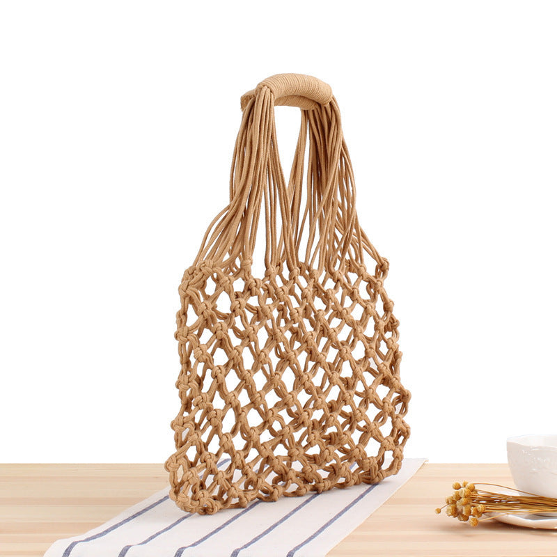 Modische Netzstruktur-Shopper Tasche Brehn
