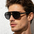 Damen modische Sonnenbrille im einzigartigen Design mit robustem Gestell Brehn