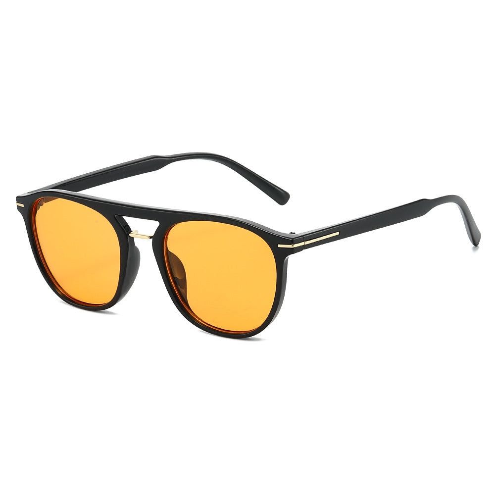 Moderne geometrische Rahmen-Sonnenbrille Brehn