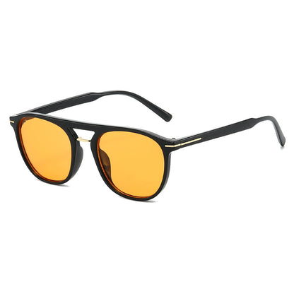 Moderne geometrische Rahmen-Sonnenbrille Brehn