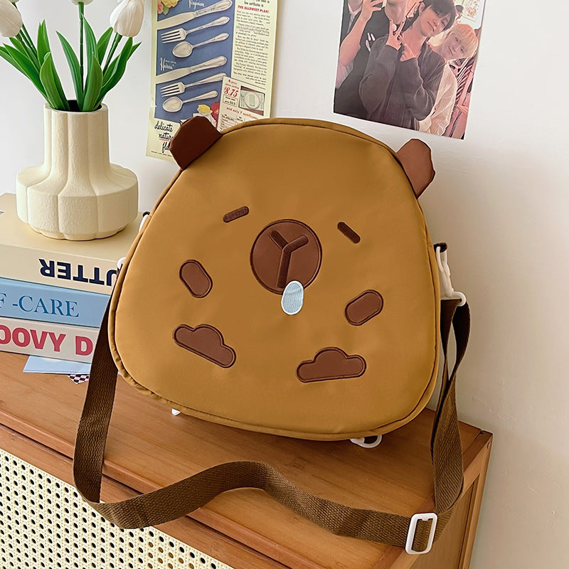 Niedliche Tier-Themen Schultertasche
