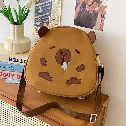 Niedliche Tier-Themen Schultertasche