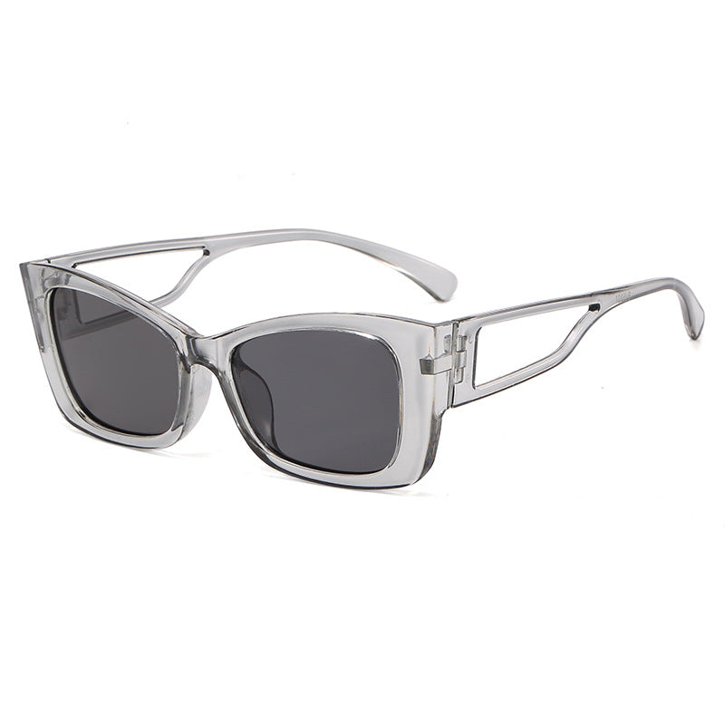 Damen trendige geometrische Sonnenbrille mit eckigem Rahmen Brehn