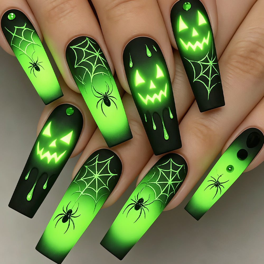 Halloween Themen Glow-in-the-Dark Nagelkunst Set Brehn