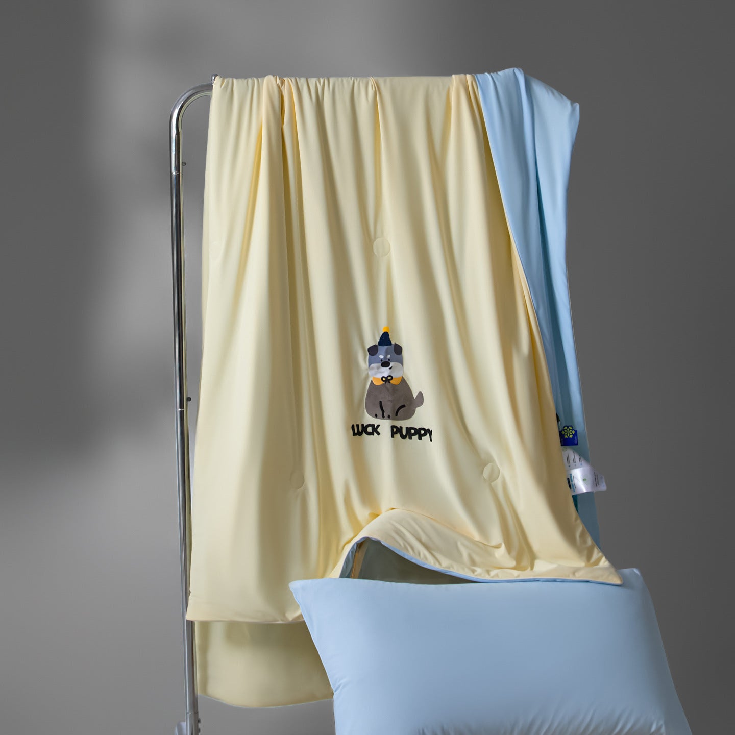 Damen kuschelige Mikrofaserdecke mit fröhlichem Motiv Brehn