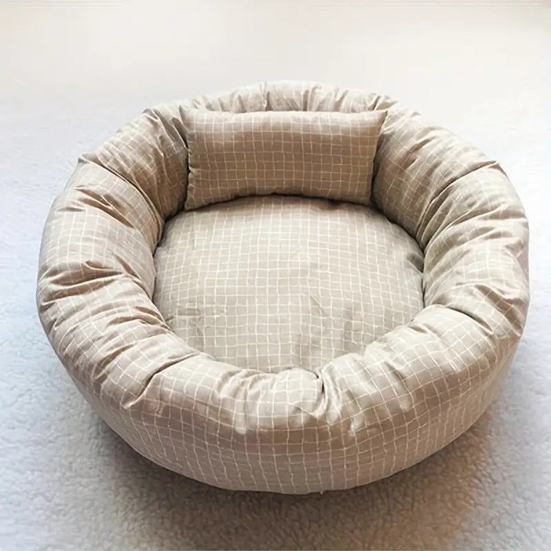 Bequemer runder Hundebett